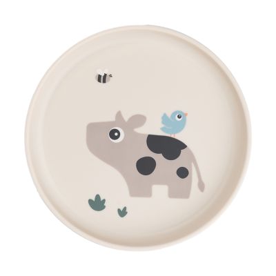 Assiette Done By Deer - Ronde - Silicone - 18 cm