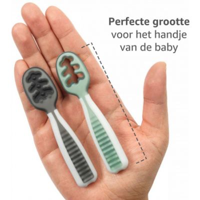 NumNum Pre-Spoons Storm Grey + Glacier Green NumNum Pre-Spoons Storm Grey + Glacier Green