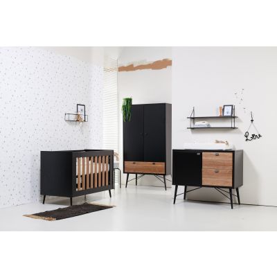 TWF Ledikant 60x120 Retro Black TWF Ledikant 60x120 Retro Black