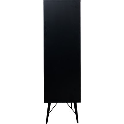 TWF Hanglegkast 2-deurs Retro Black TWF Hanglegkast 2-deurs Retro Black