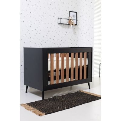TWF Ledikant 70x140 (+juniorzijde) Retro Black