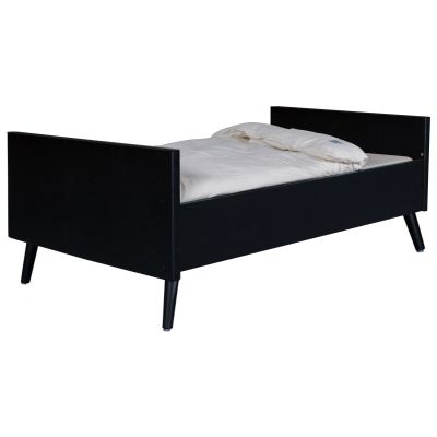 TWF Ledikant 70x140 (+juniorzijde) Retro Black TWF Ledikant 70x140 (+juniorzijde) Retro Black