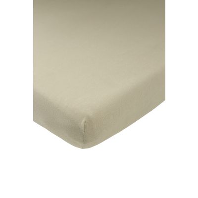 Meyco Ledikanthoeslaken Jersey Taupe 60 x 120 cm