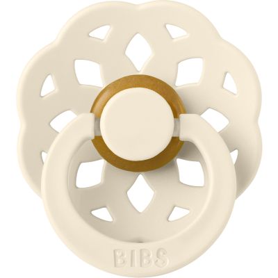 Bibs Fopspeen Boheme Round 6-18mnd Ivory