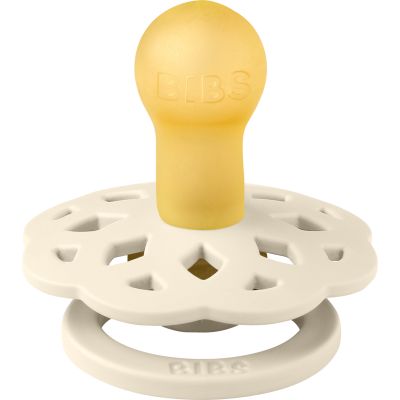Bibs Fopspeen Boheme Round 6-18mnd Ivory