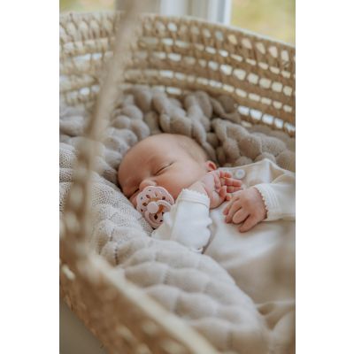 Bibs Fopspeen Boheme Round 0-6mnd Blush Bibs Fopspeen Boheme Round 0-6mnd Blush