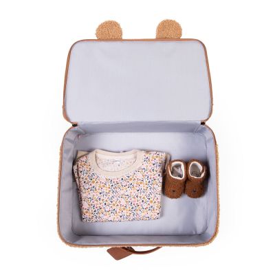 Childhome Mini Traveller Kinderkoffer Teddy Brown