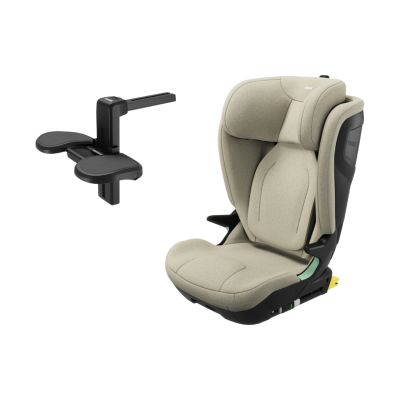Thule Autostoel Palm Booster + Thule Palm Voetsteun - Soft Beige Thule Autostoel Palm Booster + Thule Palm Voetsteun - Soft Beige