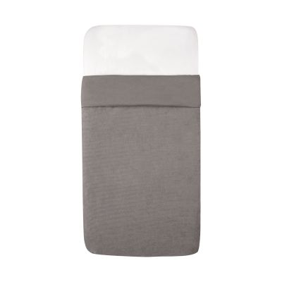 Witlof For Kids Velvet Rib Ledikantdeken - 60 x 120 cm - Warm Grey Witlof For Kids Velvet Rib Ledikantdeken - 60 x 120 cm - Warm Grey