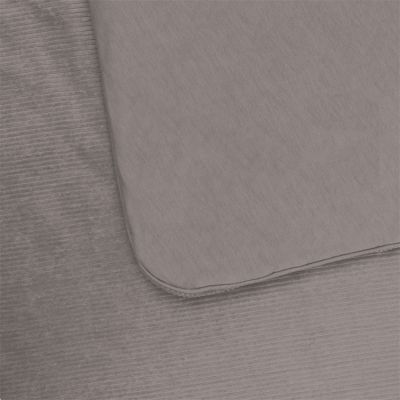 Witlof For Kids Velvet Rib Ledikantdeken - 60 x 120 cm - Warm Grey Witlof For Kids Velvet Rib Ledikantdeken - 60 x 120 cm - Warm Grey