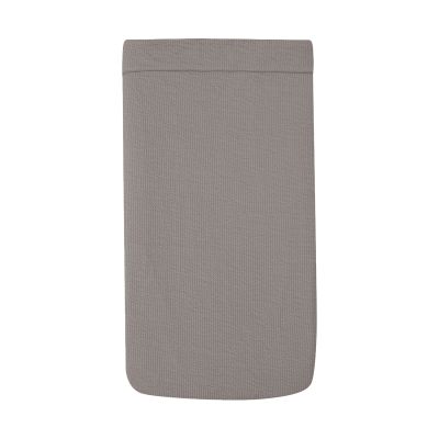 Witlof for kids Couverture de berceau Waves Tuck-Inn - 40 x 80 cm - Gris chaud