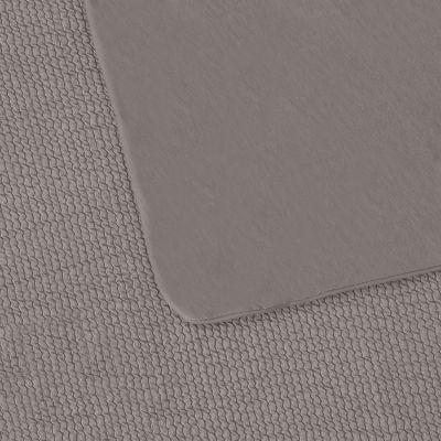 Witlof for kids Waves Tuck-Inn ledikantdeken - 60 x 120 cm - Warm Grey 