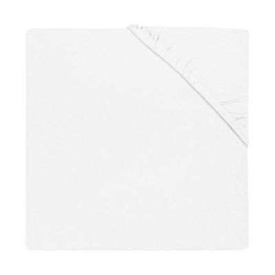 Drap-housse Puck Molton - Blanc - 50x90 cm
