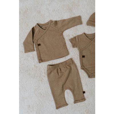 Baby's Only Trui Met Overslag Melange Clay