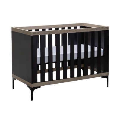 Interbaby Ledikant 60 x 120 Strips Zwart