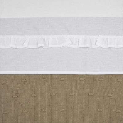 Meyco Wieglaken Ruffle White 75 x 100 cm