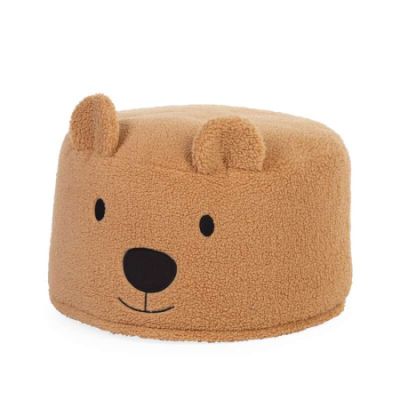 Childhome Teddy Bear Pouf Beige 40 cm