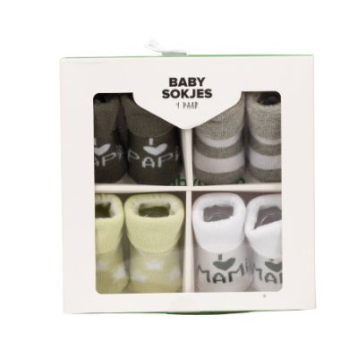 BD Collection Sokjes 4-Pack Multi Green