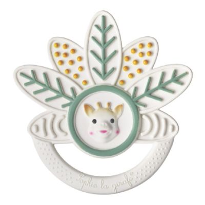 Sophie De Giraf Bijtring 5-Senses Blad Geschenkdoos