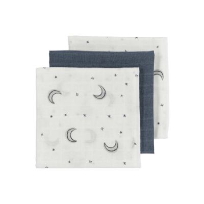 Meyco Multidoek tetra Moon Indigo 70 x 70 cm 3-Pack