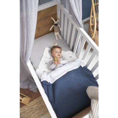 Meyco Swaddle tetra Moon Indigo 120 x 120 cm 2-Pack Meyco Swaddle tetra Moon Indigo 120 x 120 cm 2-Pack