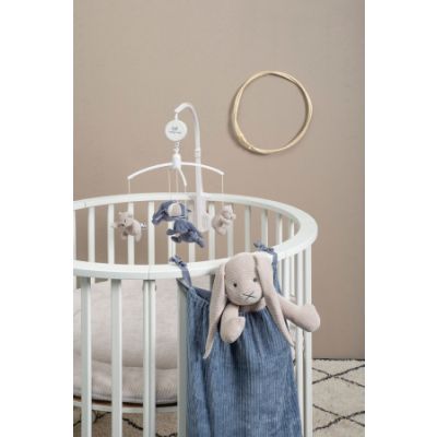 Baby's Only parkkleed Rond Sense Kiezelgrijs 95 cm