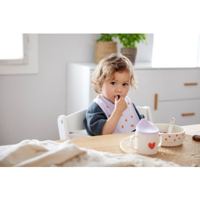 Lässig Happy Rascals Heart Eetset - Lavender