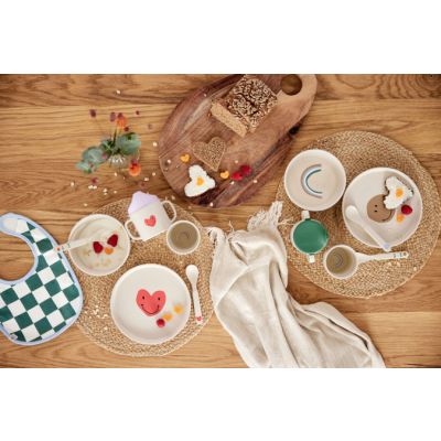 Lässig Happy Rascals Heart Eetset - Lavender