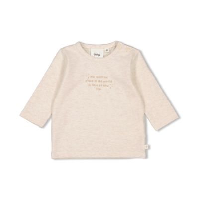 Feetje Longsleeve The Magic is in You Offwhite melange
