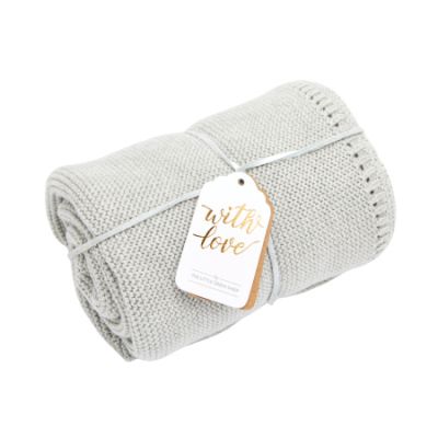 The Little Green Sheep Deken Organic Knitted Cellular