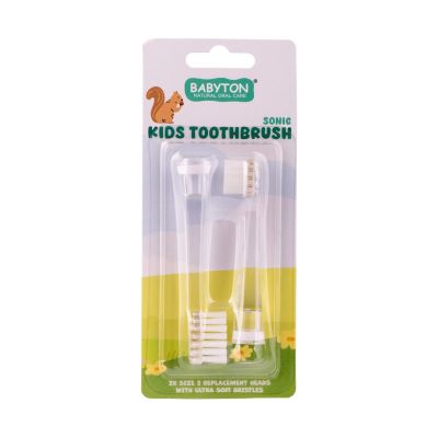Brosses de remplacement pour brosse à dents Sonic Babyton - 2 pièces