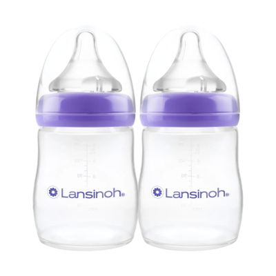Lansinoh Babyfles - NaturalWave® Speen - 2x 160 ml Lansinoh Babyfles - NaturalWave® Speen - 2x 160 ml