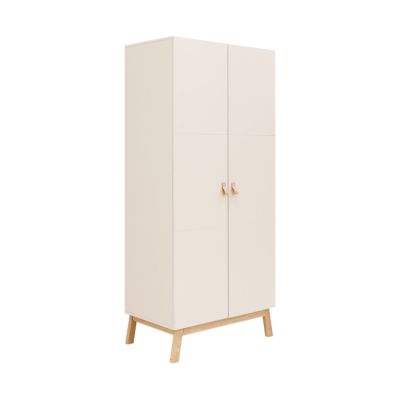 Bopita Ledikant 60 x 120 cm - Commode - Hanglegkast 2-drs - Lines - Dune/Natural Bopita Ledikant 60 x 120 cm - Commode - Hanglegkast 2-drs - Lines - Dune/Natural