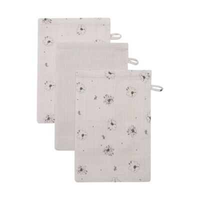 Bebe-Jou Washand tetra Tiny Sheep 3 Stuks Bebe-Jou Washand tetra Tiny Sheep 3 Stuks