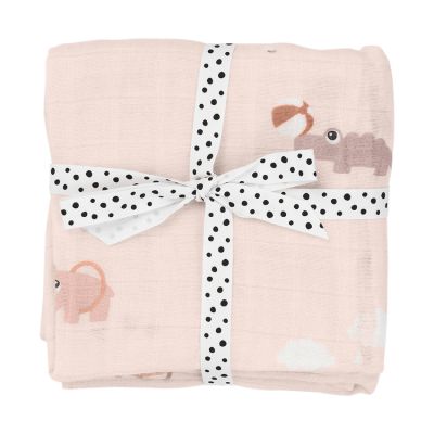 Done By Deer Playground Multidoek - 2-Pack - Tetra - Powder