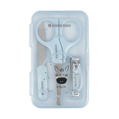Kit de manucure Kikkaboo Stripy Friends - Bleu