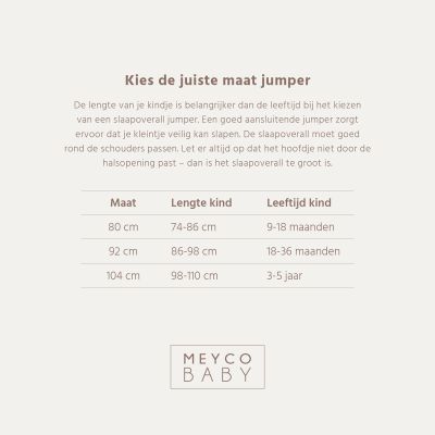 Meyco Studio Jumper Ongevoerd Linnen Jeans Blue 104 cm