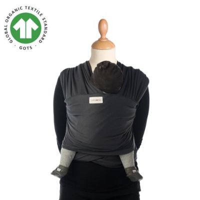 Babylonia Tricot-Slen Organic Draagdoek - Dark Grey Babylonia Tricot-Slen Organic Draagdoek - Dark Grey