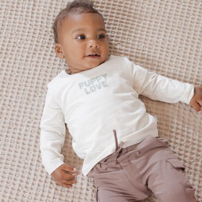 Babylook Puppy Love T-Shirt - Mt. 56 - Buttercream