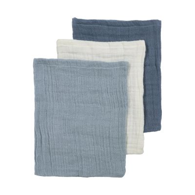 Meyco Baby Uni Gants de toilette hydrophiles - 3 pièces