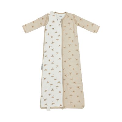 Meyco Slaapzak 4-Seizoenen Deluxe - One Size - Jersey - Ginkgo - Soft Sand Meyco Slaapzak 4-Seizoenen Deluxe - One Size - Jersey - Ginkgo - Soft Sand