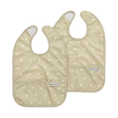 Meyco Bavette avec égouttoir - 2 pièces - Sweet Heart Sand/Soft Sand