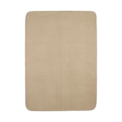 Meyco Gebreide Jacquard Flannel Deken – 75x100 cm – Pure Taupe