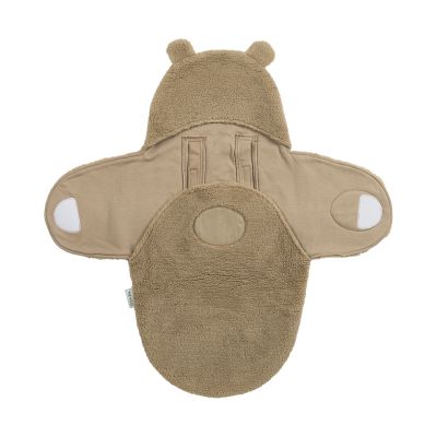 Meyco Bear Wikkeldeken - Teddy - Warm Brown Meyco Bear Wikkeldeken - Teddy - Warm Brown
