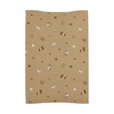 Meyco Aankleedkussenhoes Print - 50 x 70 cm - Jersey - Forest Animals Sand Meyco Aankleedkussenhoes Print - 50 x 70 cm - Jersey - Forest Animals Sand