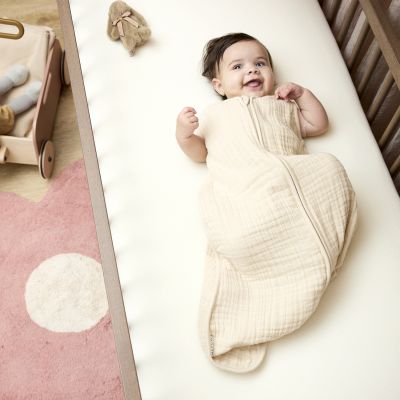 Meyco Baby Uni Zomerslaapzak - 90 cm - Pre-Washed Hydrofiel - Soft Sand Meyco Baby Uni Zomerslaapzak - 90 cm - Pre-Washed Hydrofiel - Soft Sand