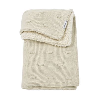 Meyco Baby Ledikantdeken Teddy Knots Soft Sand 100 x 150 cm
