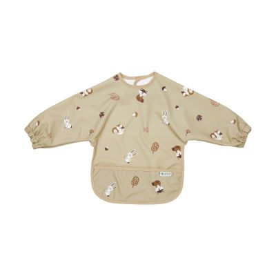 Meyco Baby Sleeve Bib Forest Animals Sand