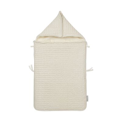 Meyco Baby Voetenzak Wafel Teddy Nature 40 x 82 cm Meyco Baby Voetenzak Wafel Teddy Nature 40 x 82 cm