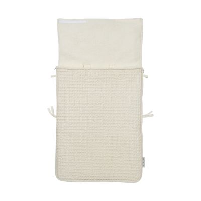 Meyco Baby Voetenzak Wafel Teddy Nature 40 x 82 cm Meyco Baby Voetenzak Wafel Teddy Nature 40 x 82 cm
